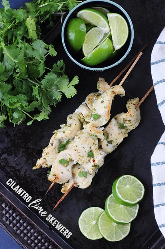 Cilantro Lime Skewers