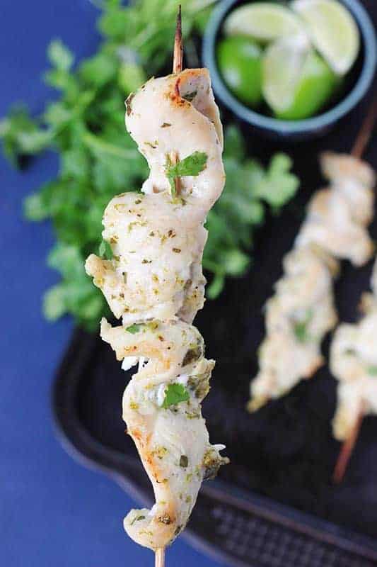 Cilantro Lime Skewer Recipe