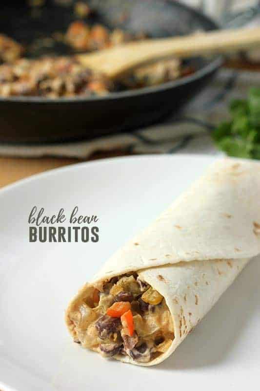 Black Bean Burrito Recipe