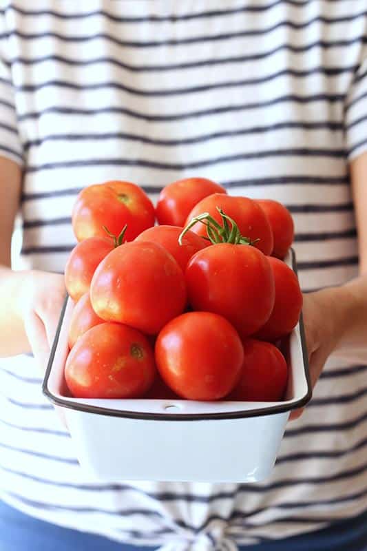 Garden tomatoes