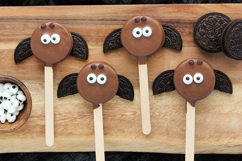 Bat Oreo's on a stick