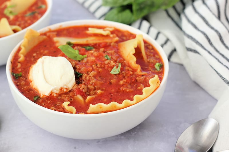 Easy Lasagna Soup Recipe