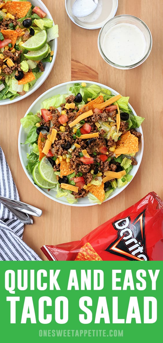 Quick and Easy Taco Salad Recipe - Ready in 20 minutes!