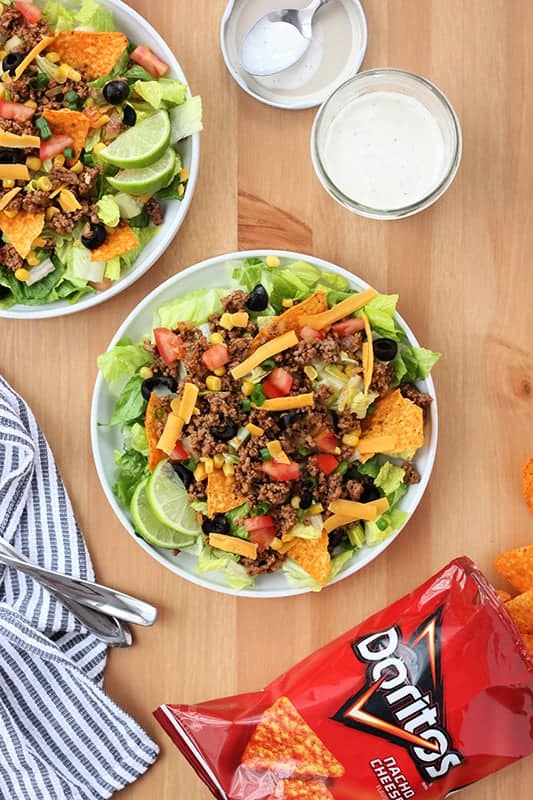 EASY Taco Salad Recipe (20 minutes!) - I Heart Naptime