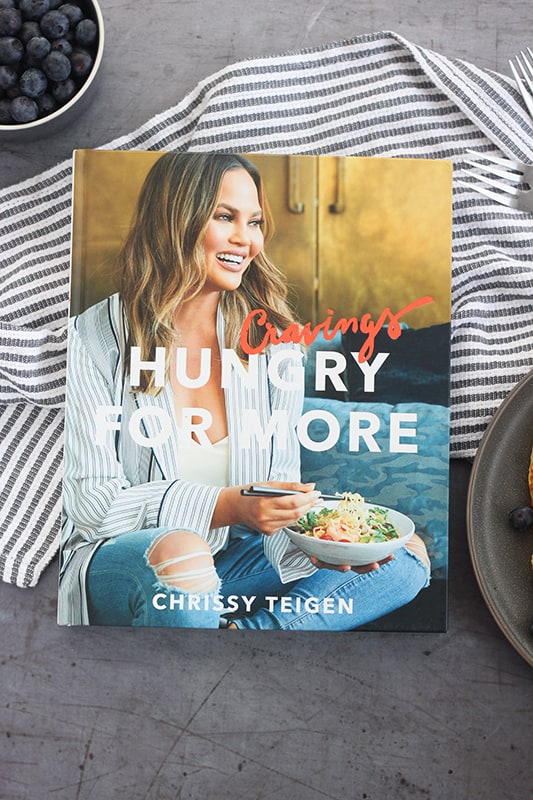 Chrissy Teigen's Blueberry Cream Cheese Pancakes - One Sweet Appetite