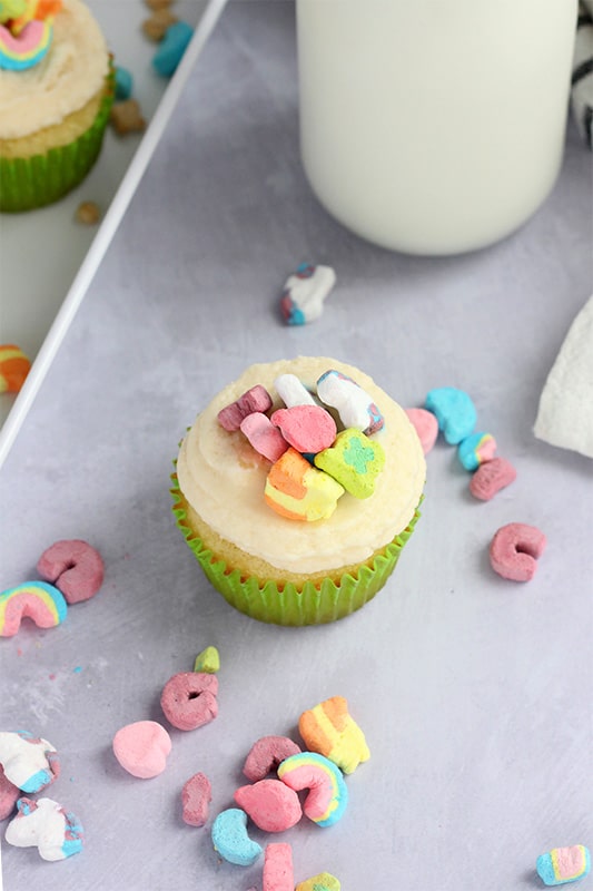 Easy Lucky Charm Cupcake Recipe