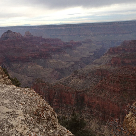 outlook of the grand canyon
