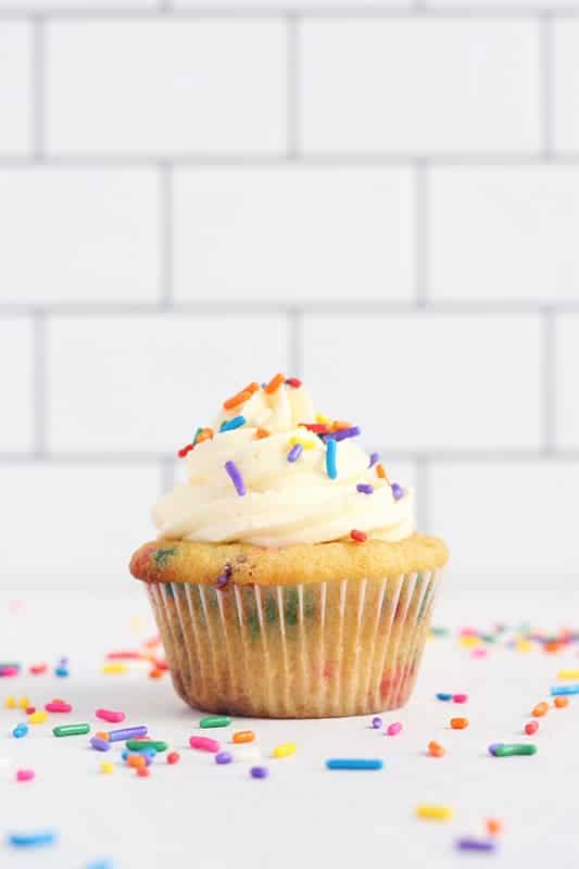 Homemade Funfetti Cupcakes
