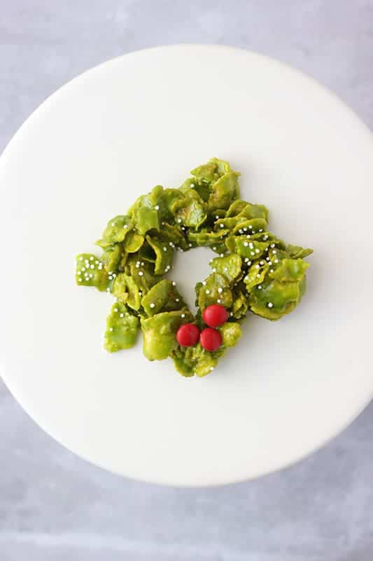 Christmas Wreath Cookies