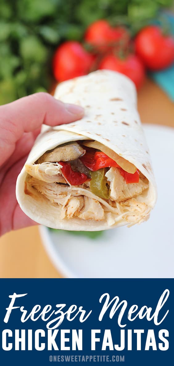 This easy chicken fajita dinner recipe is quick, easy, and delicious! The perfect go-to weeknight meal and also freezer friendly! Which means you can prep in advance and have this cooking in no time!