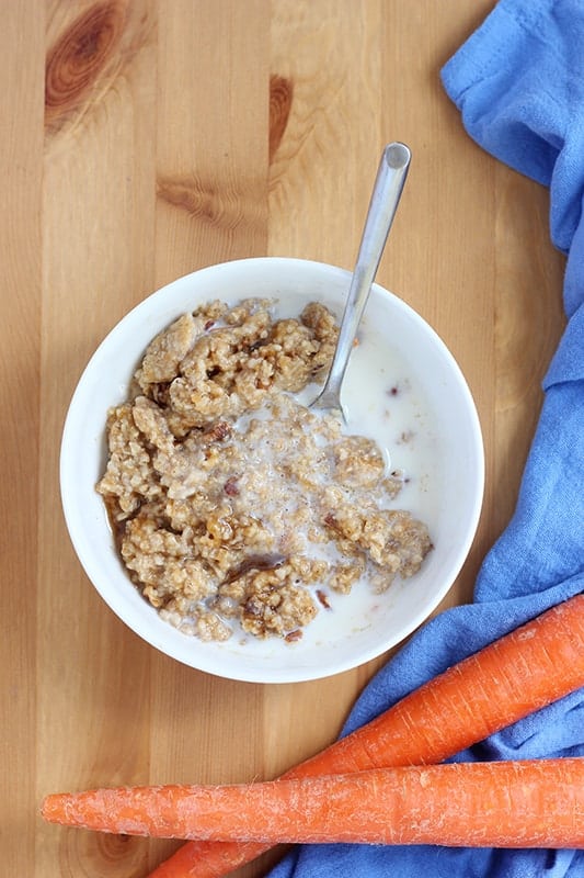 Carrot Cake Oatmeal Recipe