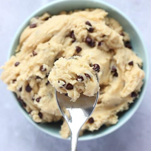 Edible Cookie Dough Recipe- with Chocolate Chips!