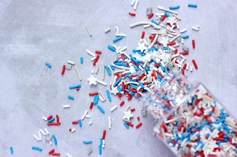 4th of july sprinkles