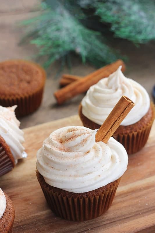 Gingerbread Cupcakes Recipe One Sweet Appetite