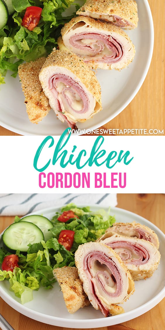 Chicken Cordon Bleu - One Sweet Appetite