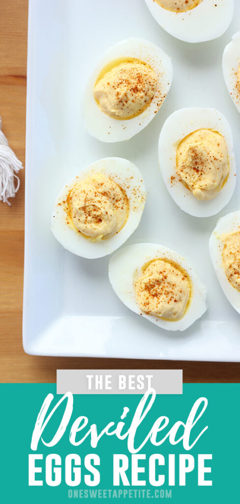 This is easily the BEST recipe for deviled eggs. You'll be amazed how a few simple ingredients can give you such a bold flavor! A must-make for any gathering and sure to become your go-to appetizer recipe.