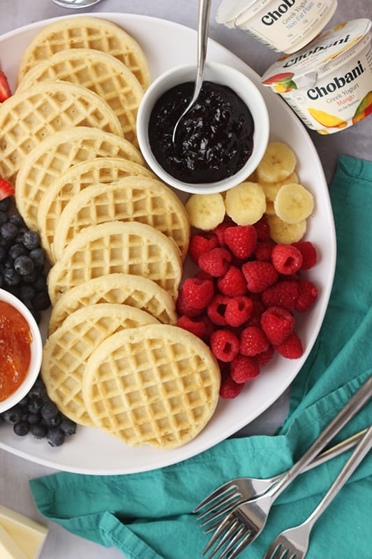 Brunch Party Ideas - Waffle and Pancake Bar! 