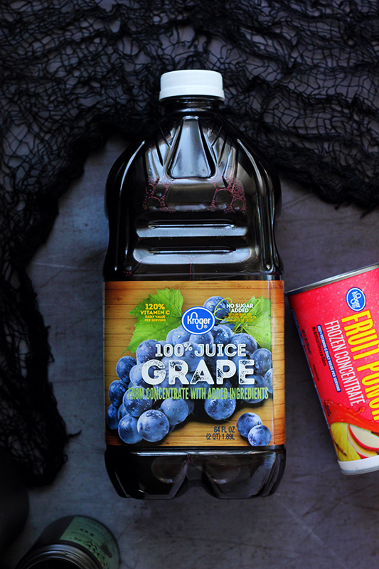 Festive Non-Alcoholic Halloween Punch Recipe - Spooktacular Grape Fizz