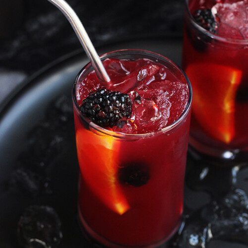 Creepy Halloween Vodka Punch Recipe [Alcoholic Black Punch]