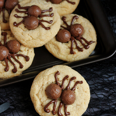 Spider cookies.