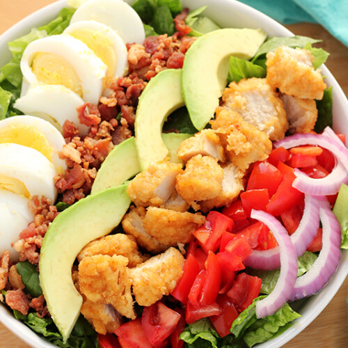 The Best Cobb Salad Recipe - One Sweet Appetite