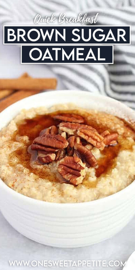 The Creamiest Cinnamon Sugar Oatmeal Bowl