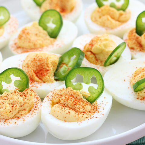 Miracle Whip Spicy Deviled Eggs