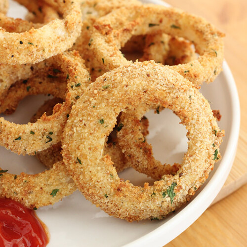 Air Fryer Onion Rings for Two | The English Kitchen