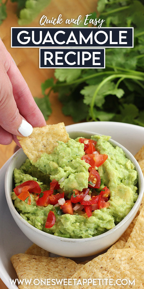 Easy Guacamole Recipe One Sweet Appetite