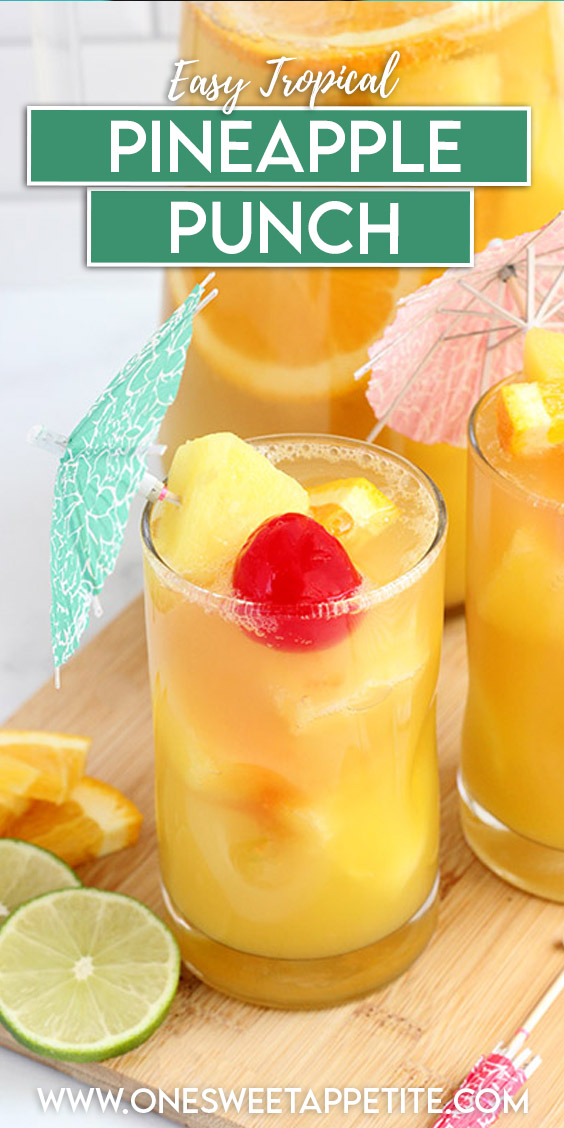 Pineapple Punch Recipe Non Alcoholic One Sweet Appetite Pineapple Punch 1