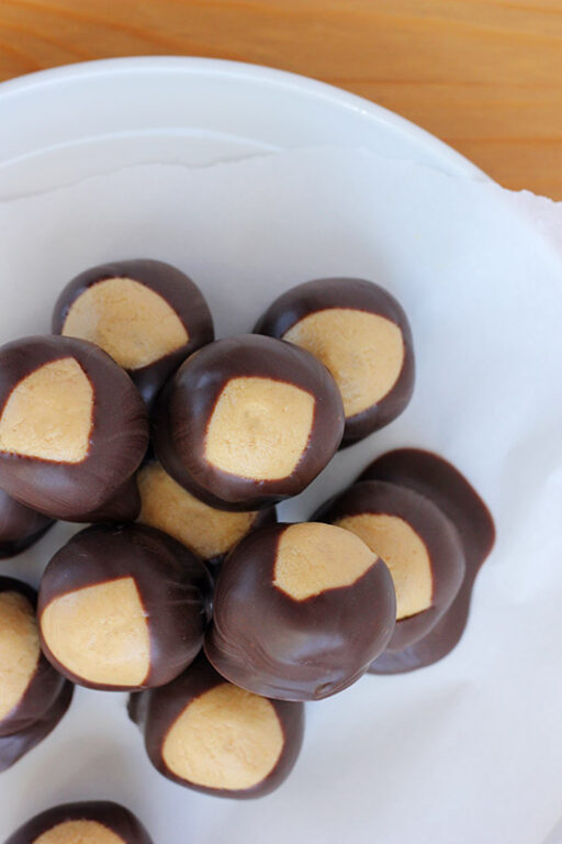 Easy Buckeye Recipe (5-Ingredients!) - One Sweet Appetite