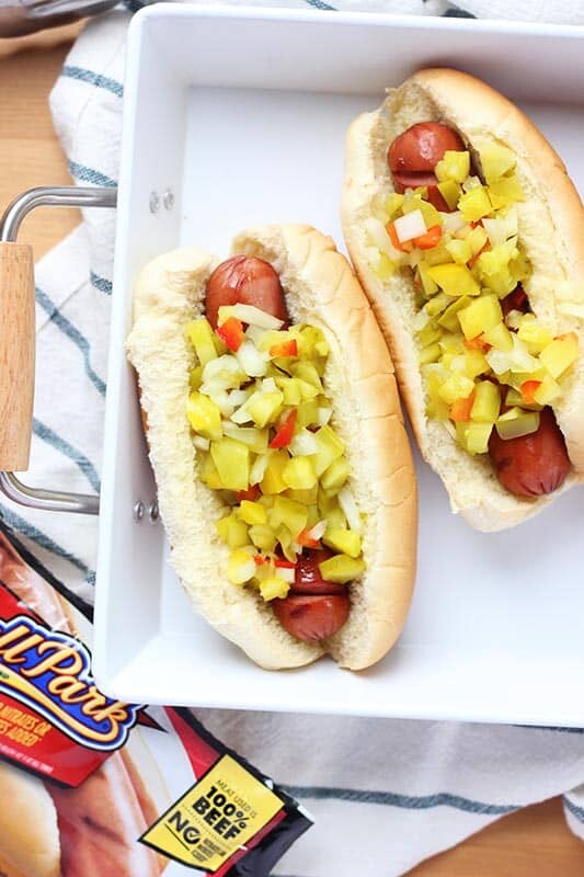 Hot Dog Relish Recipe