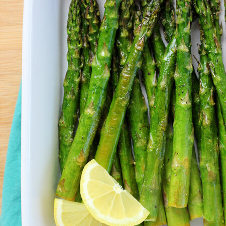 Grilled asparagus.
