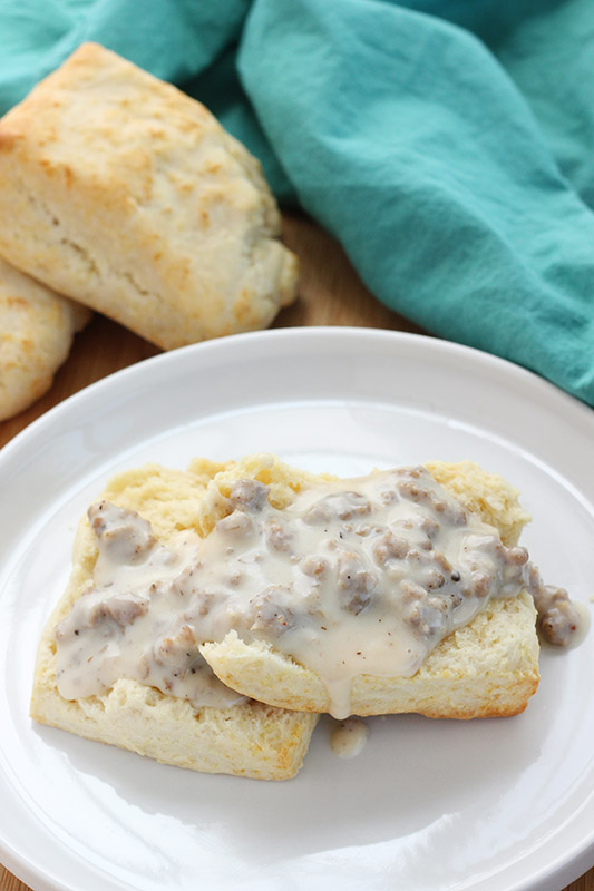 While making sausage gravy, I found my Dutch oven top fits the