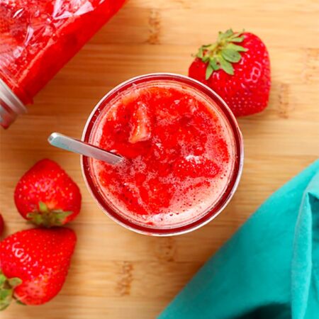 Strawberry Freezer Jam.