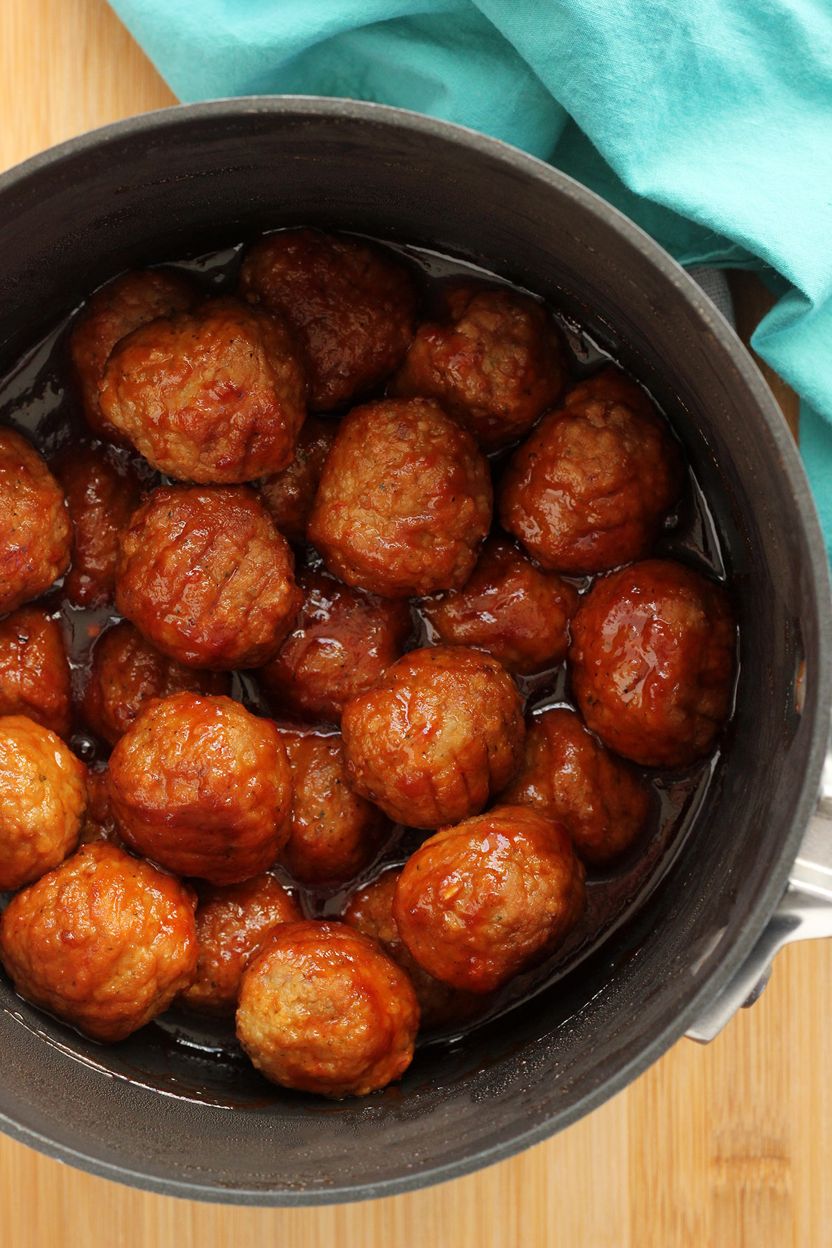 Easy Grape Jelly Meatballs One Sweet Appetite
