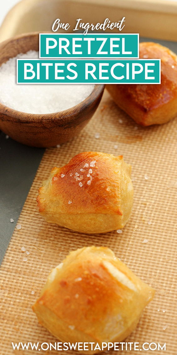 Easy Pretzel Bites Recipe (1 Ingredient) - One Sweet Appetite
