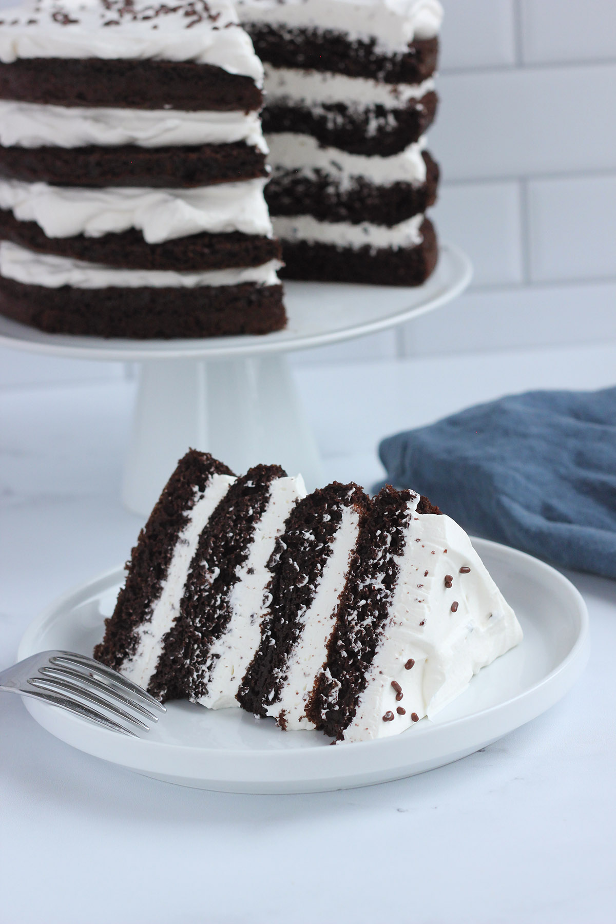 Layered Cookies N' Cream Cake Recipe - Celebration Generation