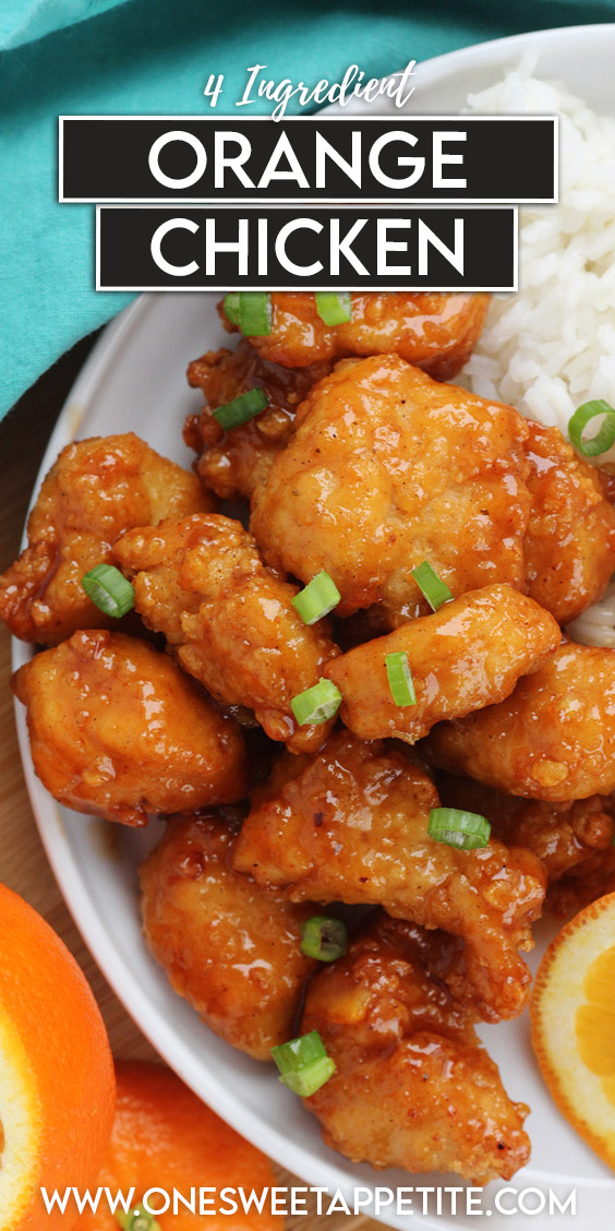 Easy Orange Chicken Recipe (5 Ingredients) One Sweet Appetite