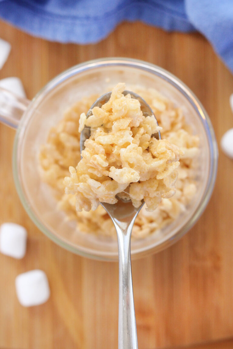 Easy Rice Krispie Treat In A Mug One Sweet Appetite