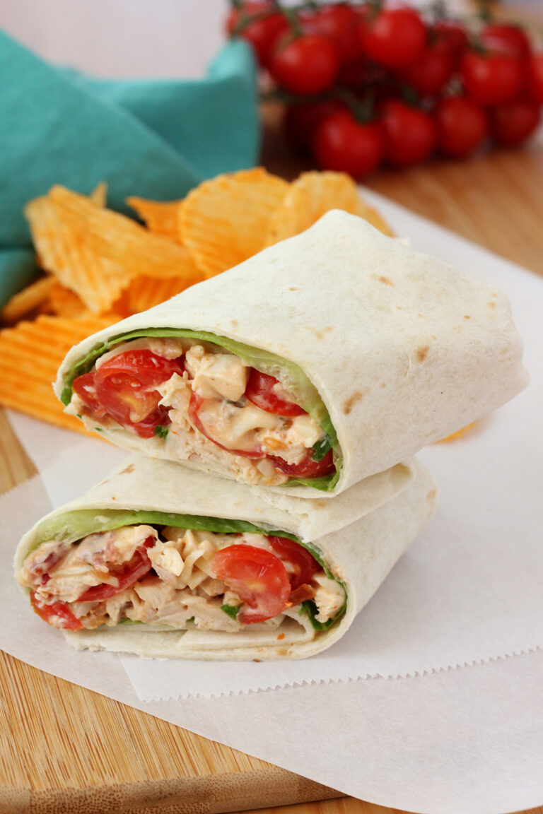 Chicken Bacon Ranch Wraps