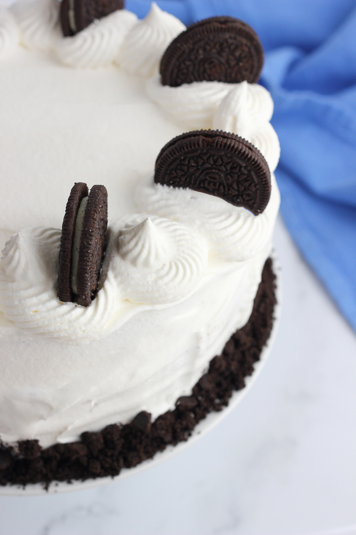 Easy Oreo Ice Cream Cake Recipe - One Sweet Appetite