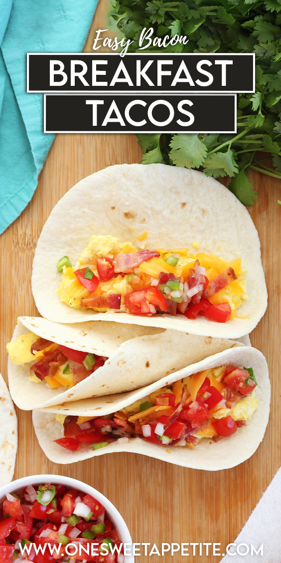 Easy Breakfast Taco Recipe - One Sweet Appetite