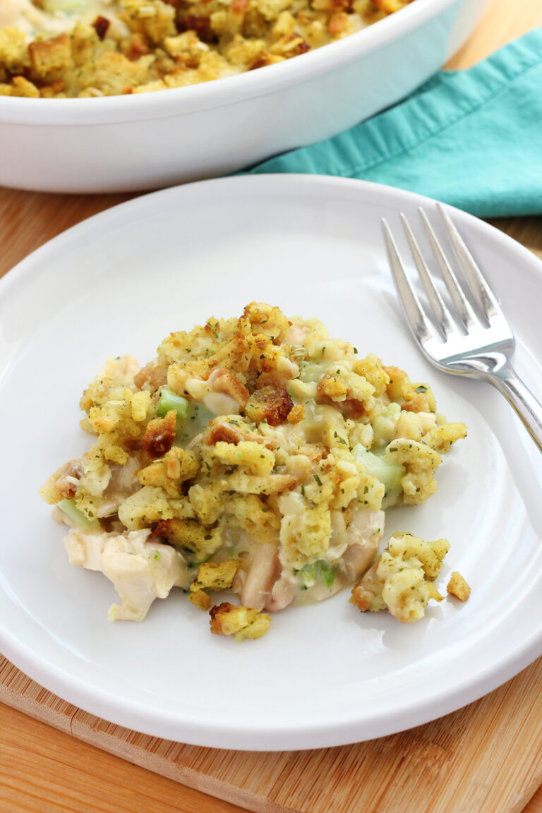 Chicken And Stuffing Bake