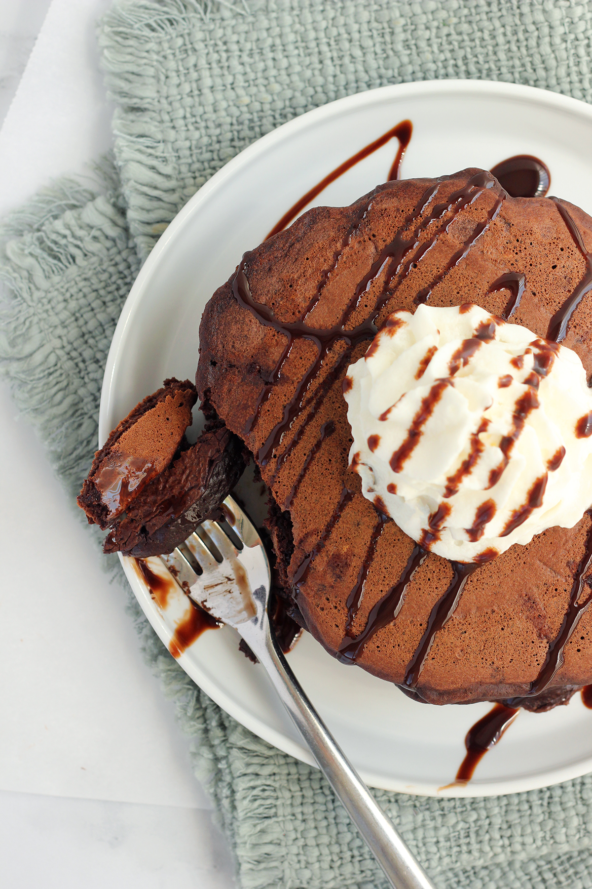 Chocolate Pancakes Recipe - One Sweet Appetite