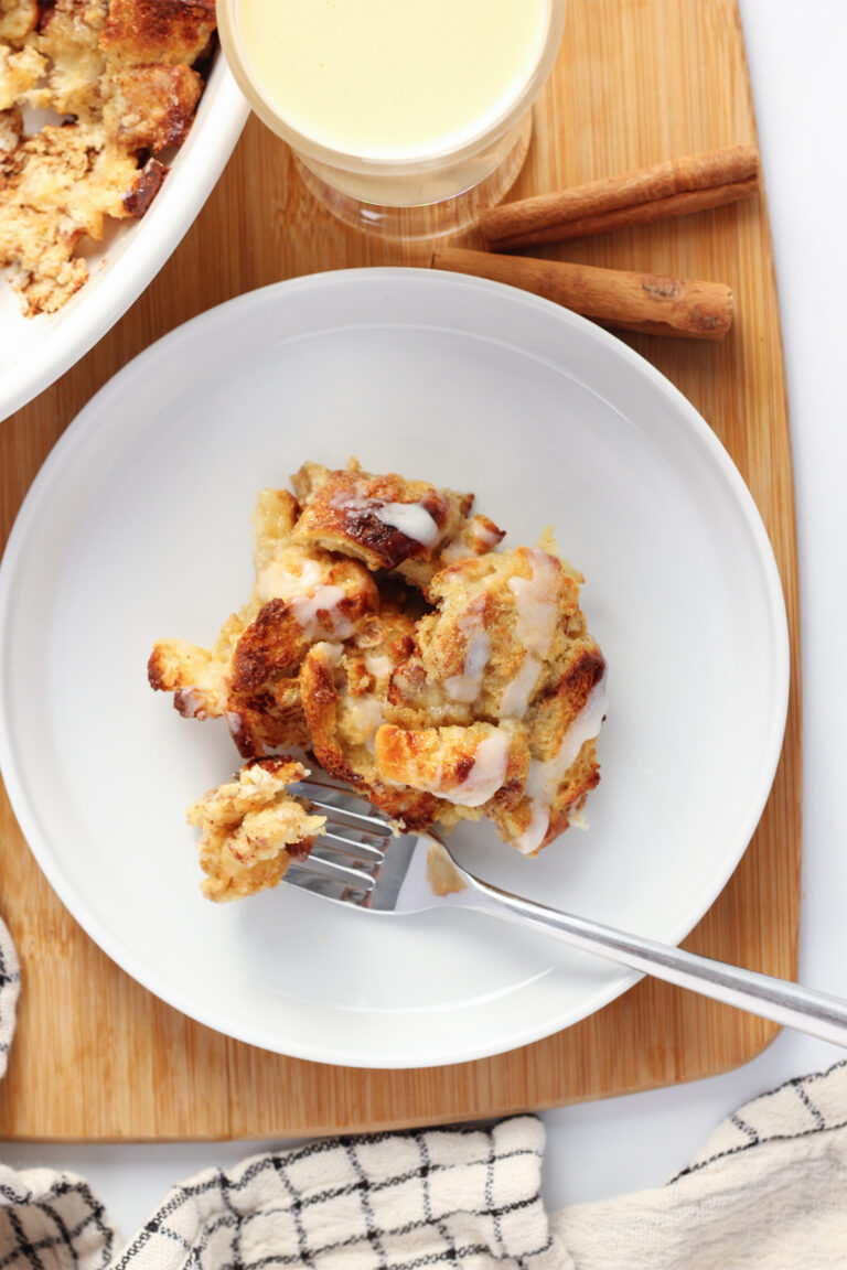 Eggnog Bread Pudding