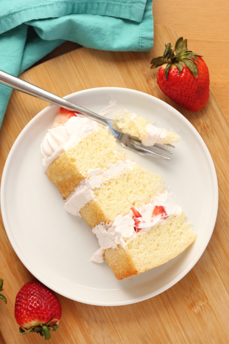 Strawberry Whipped Cream Cake
