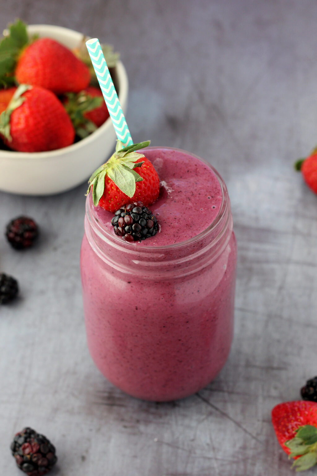 Mixed Mixed Berry Smoothie - One Sweet Appetite