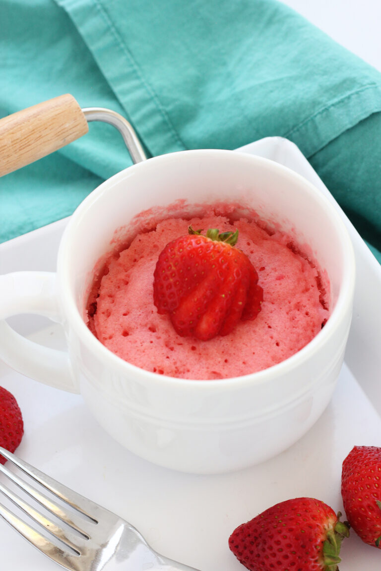 Strawberry Mug Cake