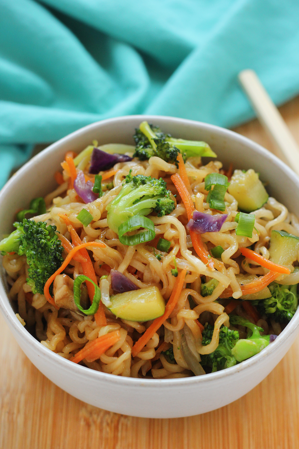 Easy Vegetable Lo Mein Recipe - One Sweet Appetite